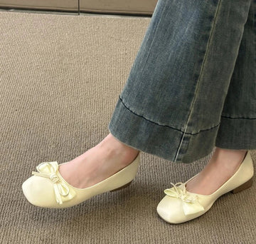 Xajzpa Low order shoes for women's spring summer new flat bottom versatile shoes simple comfortable casual daily single shoes